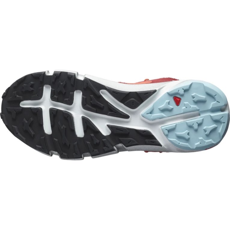 Botas Montaña Salomon Predict Hike Mid GTX Mujer Rojos Naranjas | MX APUB356